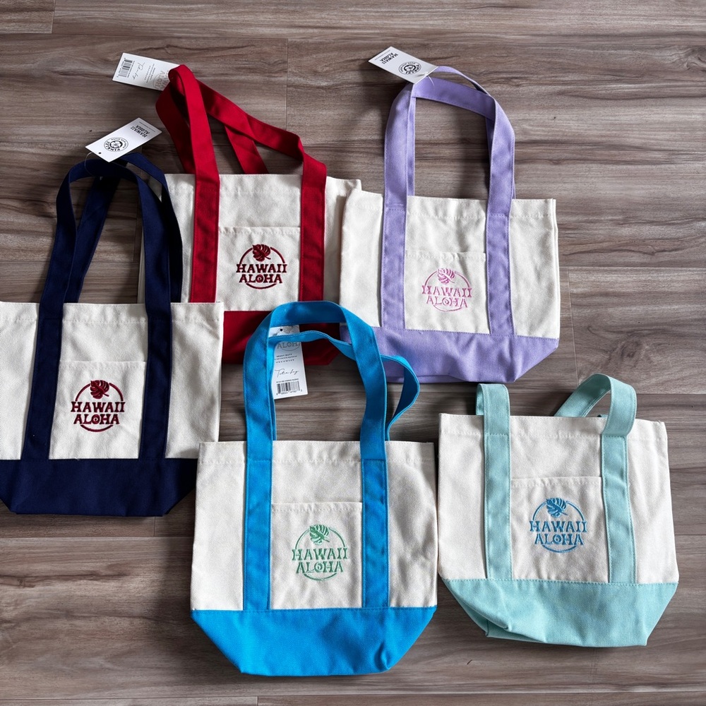 Hawaii Trader Joe-like Canvas Tote Bag -many options